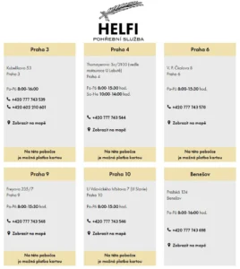 HELFI - pohřební služba Praha 3