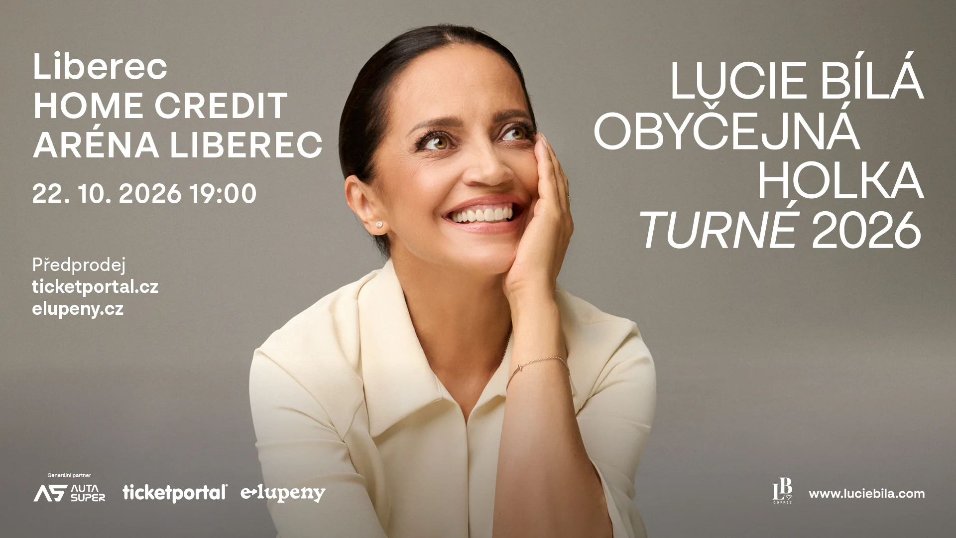 LUCIE BÍLÁ - Obyčejná holka turné 2026 - Liberec